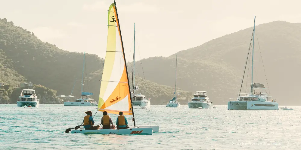 Only accessible by boat, Bitter End Yacht Club is the ultimate secluded getaway. 